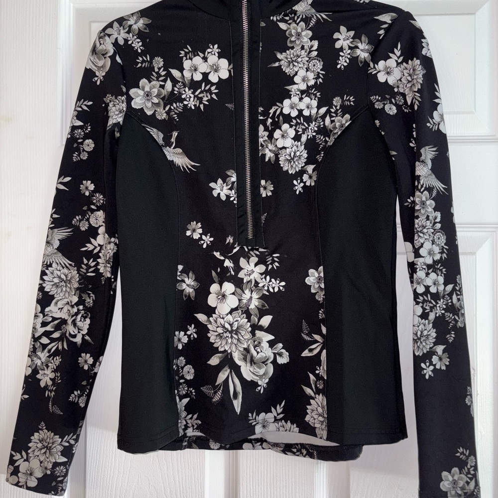 Dreamer Blocked Athletic Mock Neck Pullover